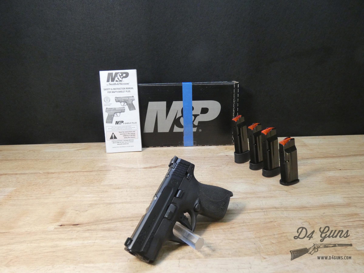 Smith & Wesson M&P9 Shield Plus TS Optic Ready - 9mm - 4 Mags - S&W M&P 9-img-1