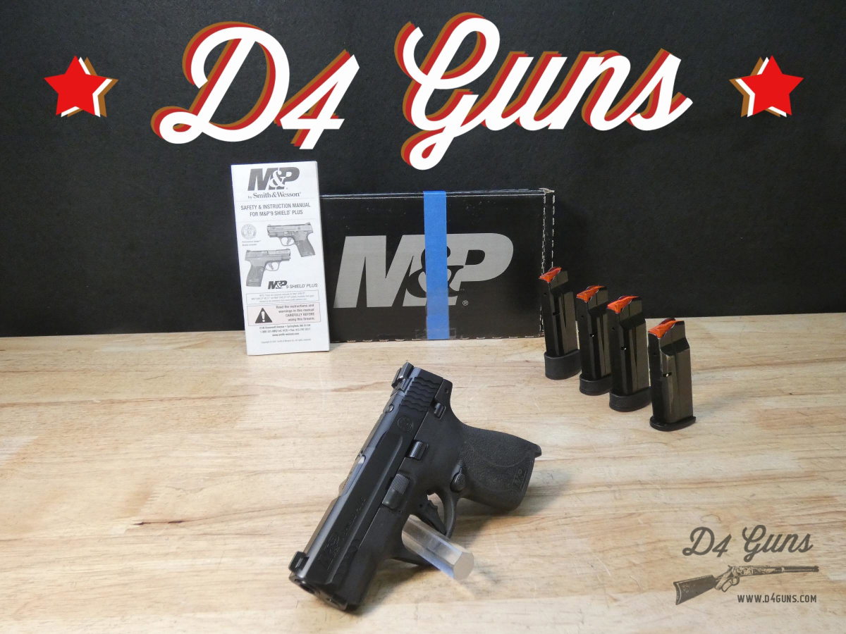 Smith & Wesson M&P9 Shield Plus TS Optic Ready - 9mm - 4 Mags - S&W M&P 9-img-0