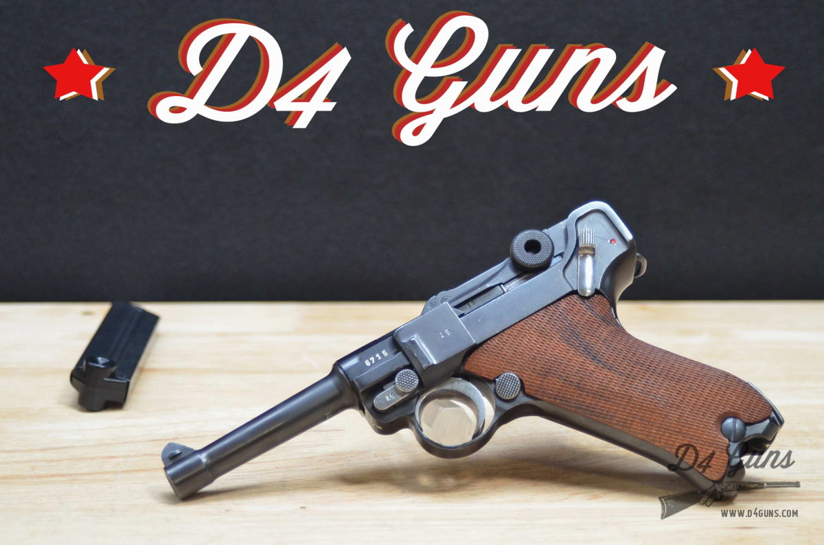 MATCHING Mauser P.08 Luger S/42 - 9mm - MFG 1936 - Classic Semi - P08 - C-img-0