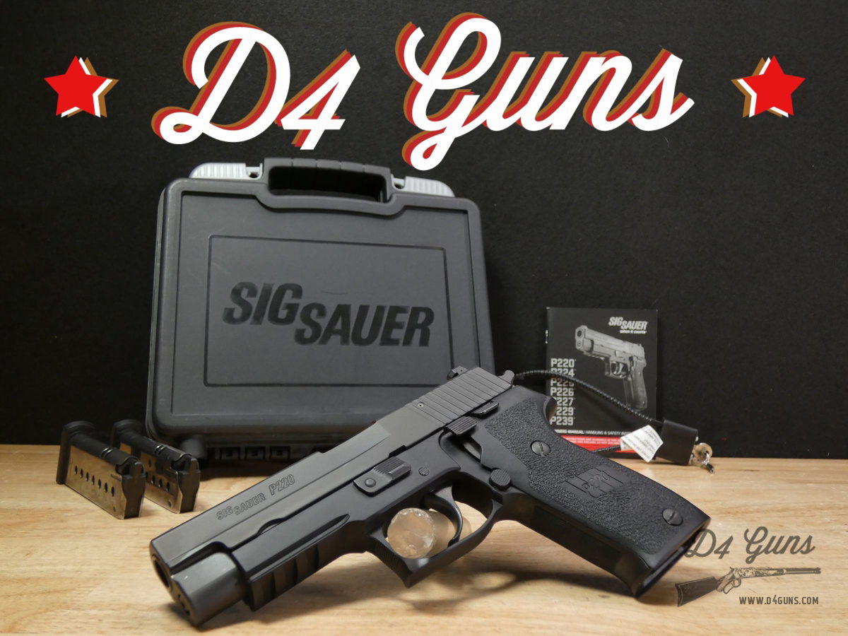 Sig Sauer P220 - .45 ACP - P220R - SRT - OG Case & 2 Mags - MFG 2015 - C-img-0