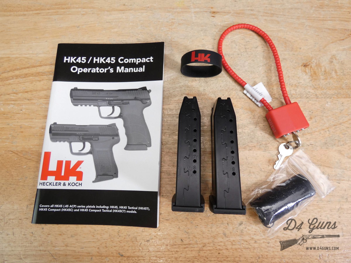 Heckler & Koch HK45C V7 - .45 ACP - 2 Mags & MORE - HK 45 Compact H&K45-img-23