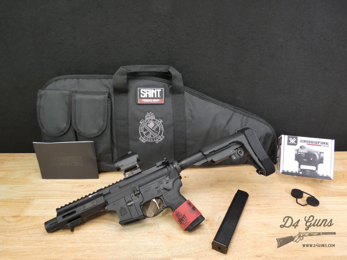 Springfield Saint Victor - 9mm - Mag - SB Brace - AR15 - AR Pistol - Vortex-img-1