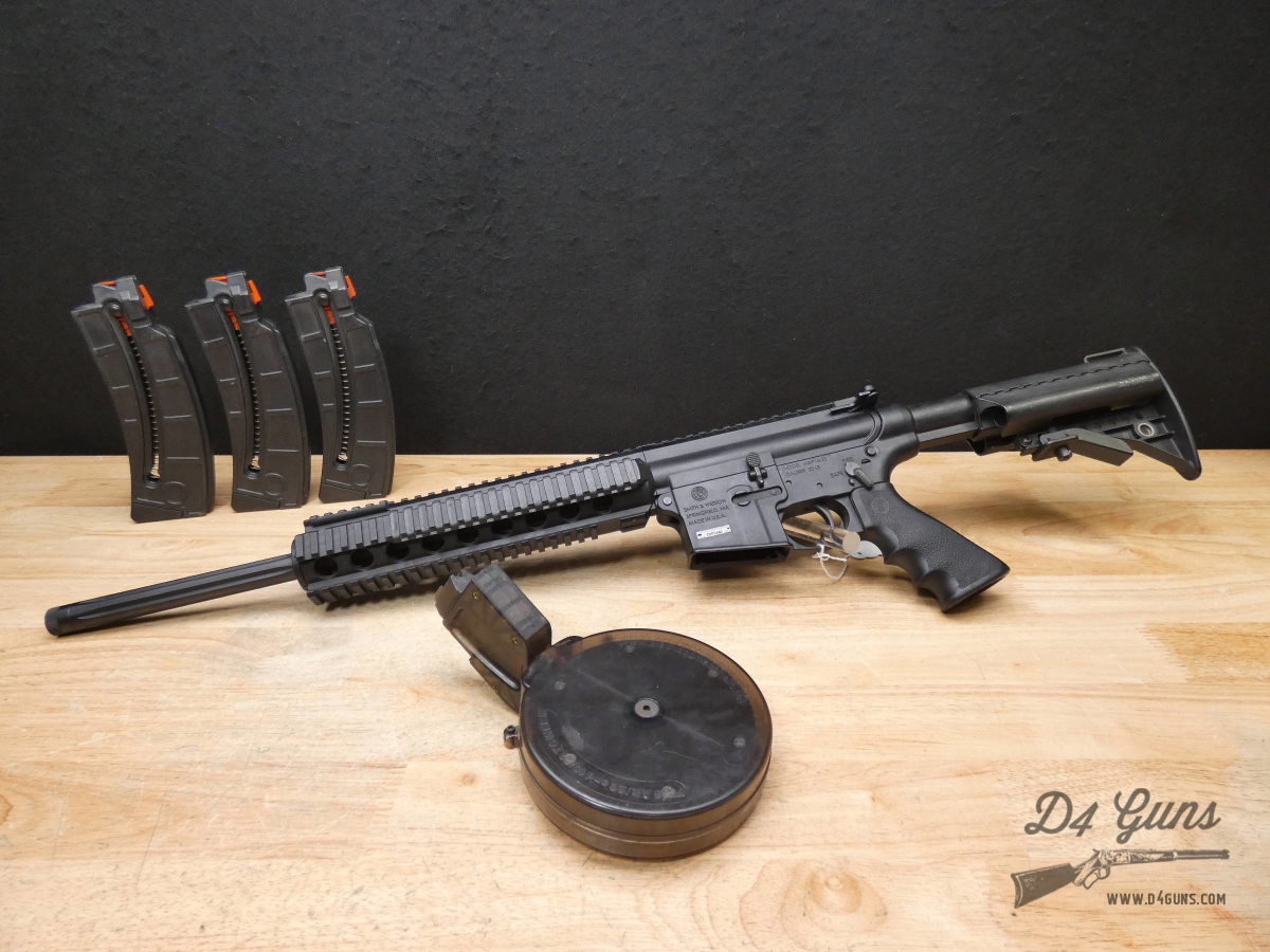 Smith & Wesson M&P15-22 - .22 LR - w/ 4 Mags! - S&W M&P AR Plinker!-img-1
