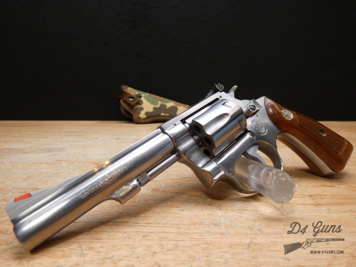 Smith & Wesson Model 63 Stainless - .22 LR - No Dash - Pre-Lock - S&W - C -img-1
