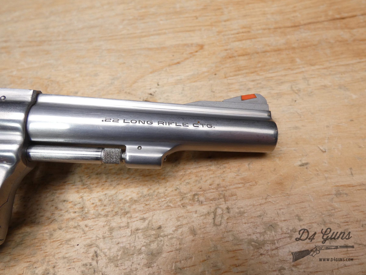 Smith & Wesson Model 63 Stainless - .22 LR - No Dash - Pre-Lock - S&W - C -img-28