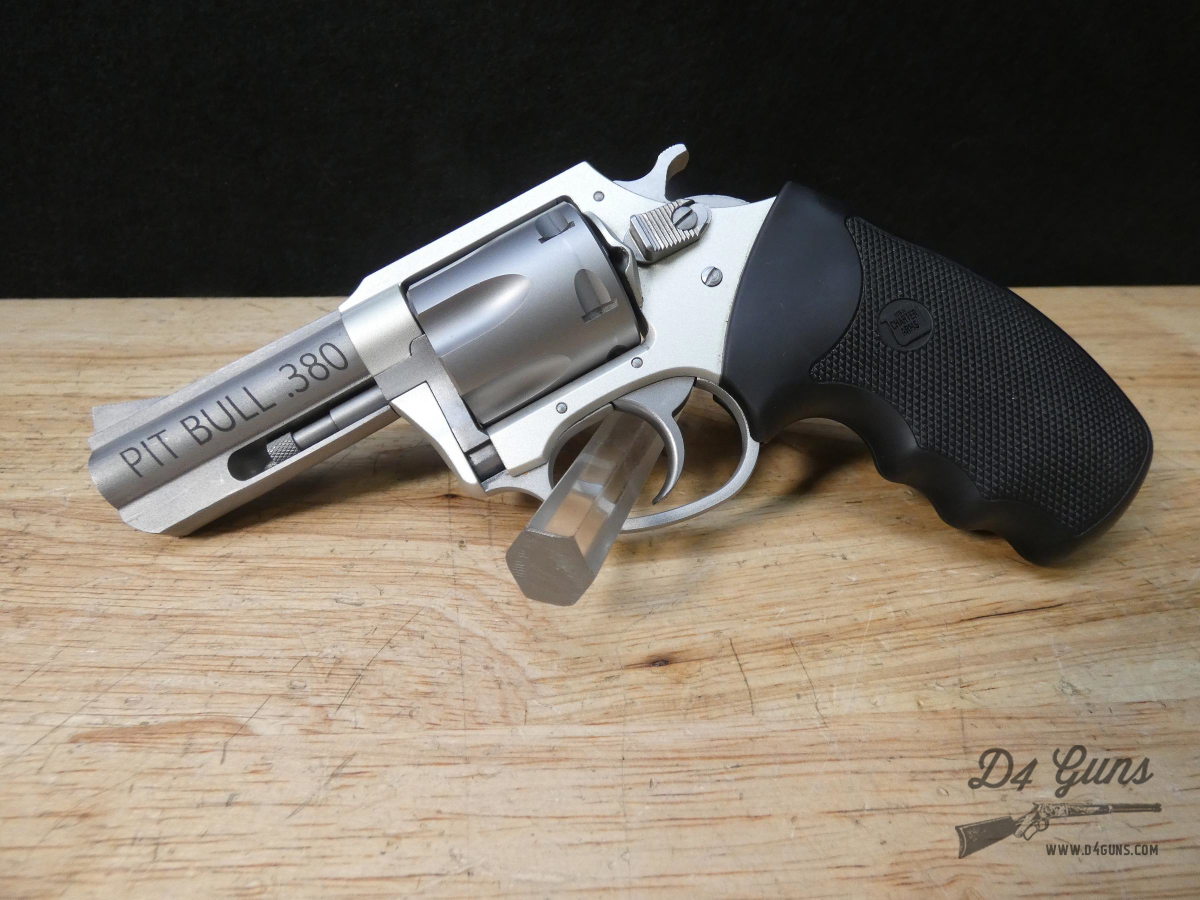 Charter Arms Pitbull 380 - .380 ACP - Stainless Compact Revolver w/ OG Case-img-2