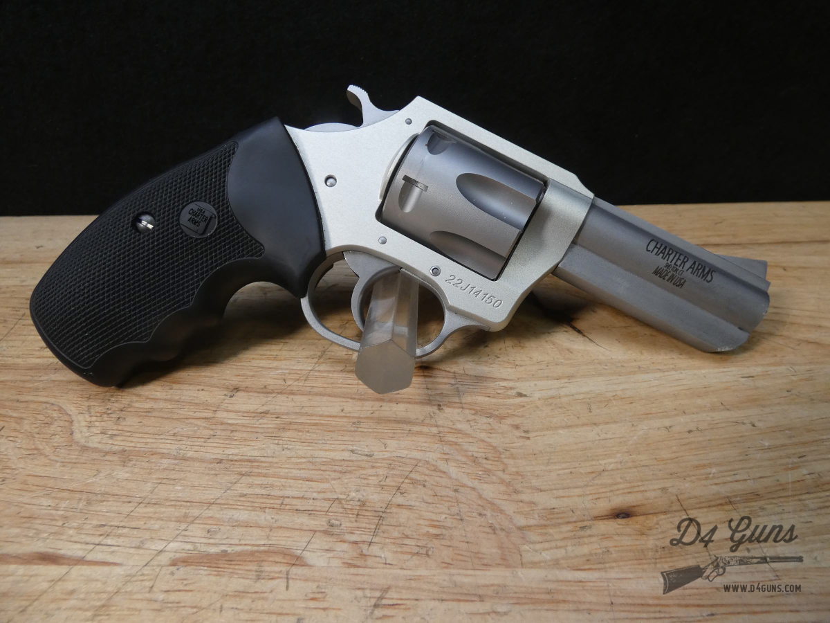 Charter Arms Pitbull 380 - .380 ACP - Stainless Compact Revolver w/ OG Case-img-3