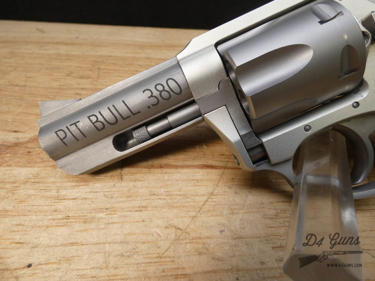 Charter Arms Pitbull 380 - .380 ACP - Stainless Compact Revolver w/ OG Case-img-4