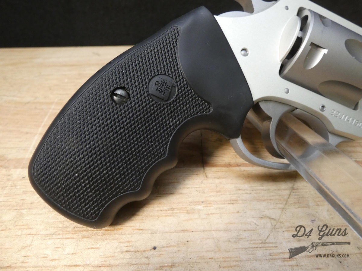 Charter Arms Pitbull 380 - .380 ACP - Stainless Compact Revolver w/ OG Case-img-11