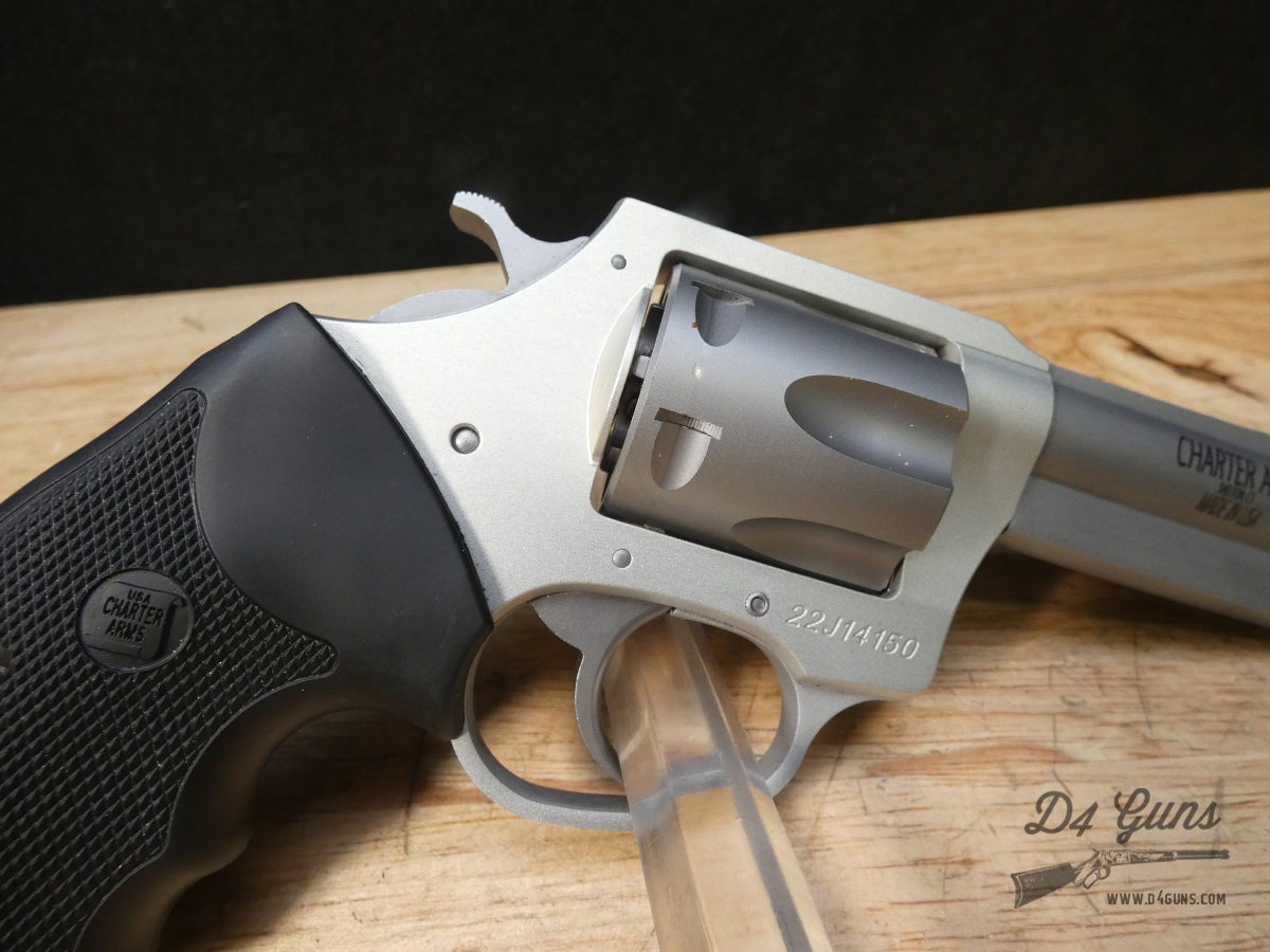 Charter Arms Pitbull 380 - .380 ACP - Stainless Compact Revolver w/ OG Case-img-12