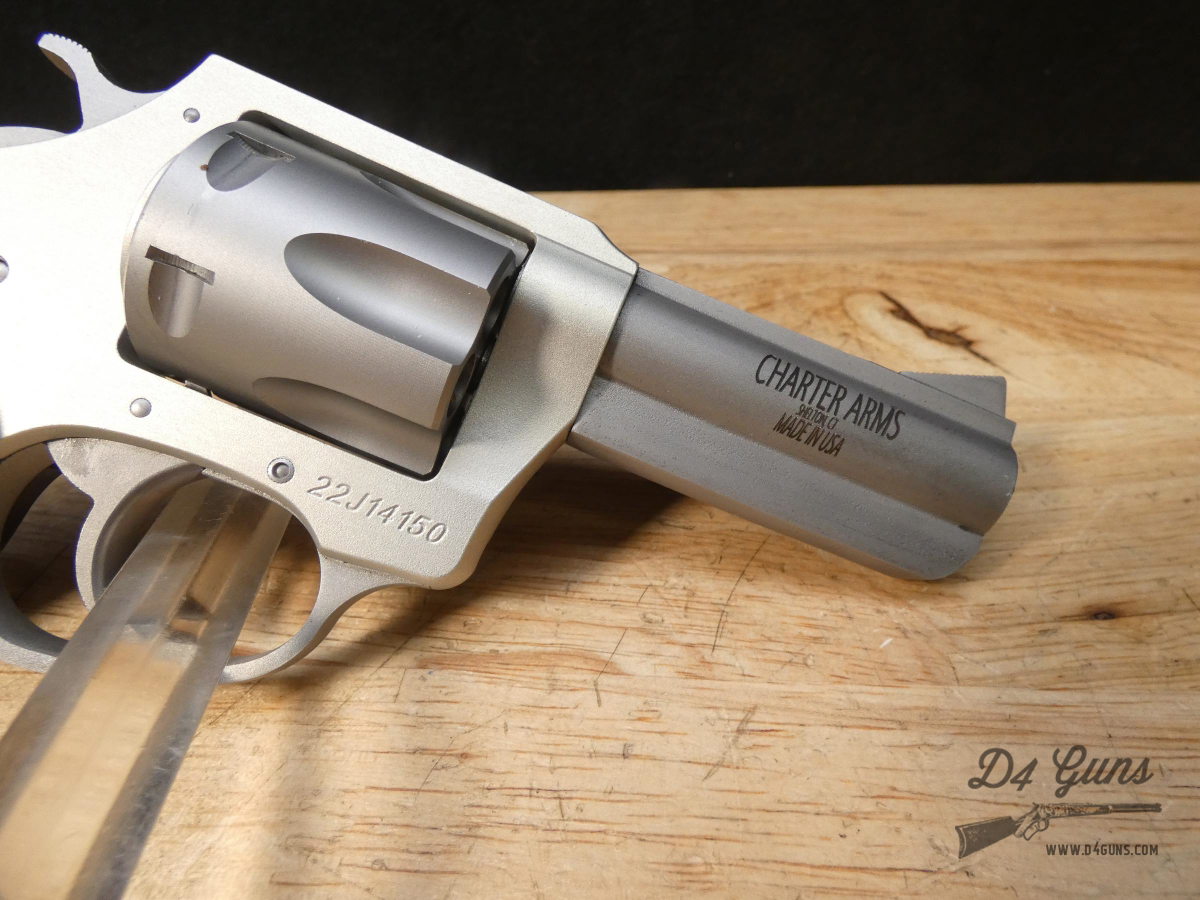 Charter Arms Pitbull 380 - .380 ACP - Stainless Compact Revolver w/ OG Case-img-13