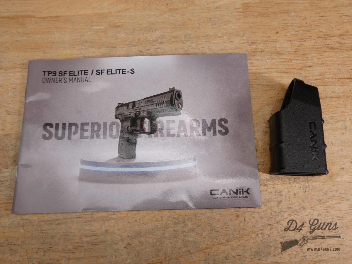 Canik TP9SF Elite - 9mm - OG Case & 6 Mags - TP9 SF - Warren Sight-img-28
