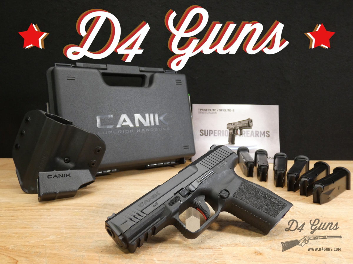 Canik TP9SF Elite - 9mm - OG Case & 6 Mags - TP9 SF - Warren Sight-img-0