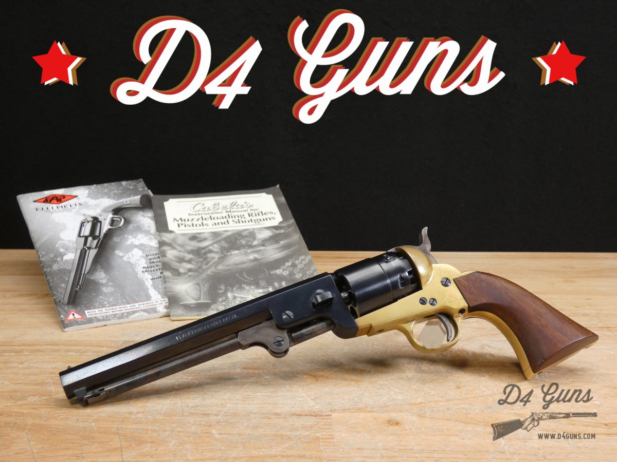 Pietta 1851 Navy - .44 Cal Blackpowder - Italian Clone - MFG 2013-img-0