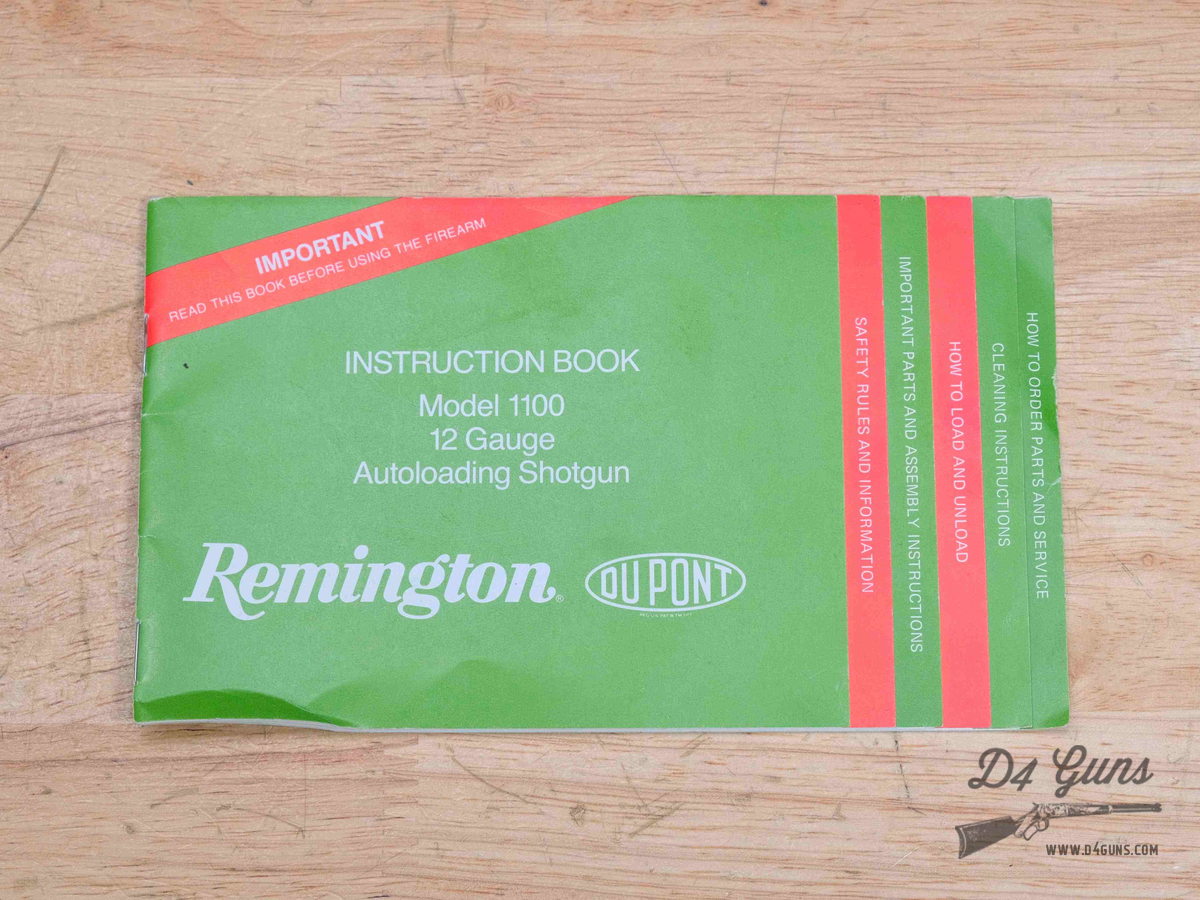 Remington Model 1100 2 Barrel Set - 12 Gauge - Classic Upland Semi Auto - C-img-60