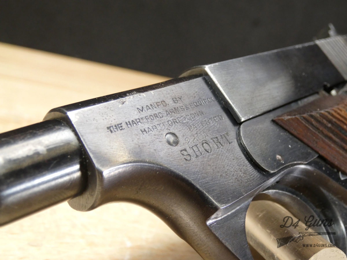 Hartford Arms Model 1925 - .22 Short - w/ OG Box & Leather Holster!-img-4