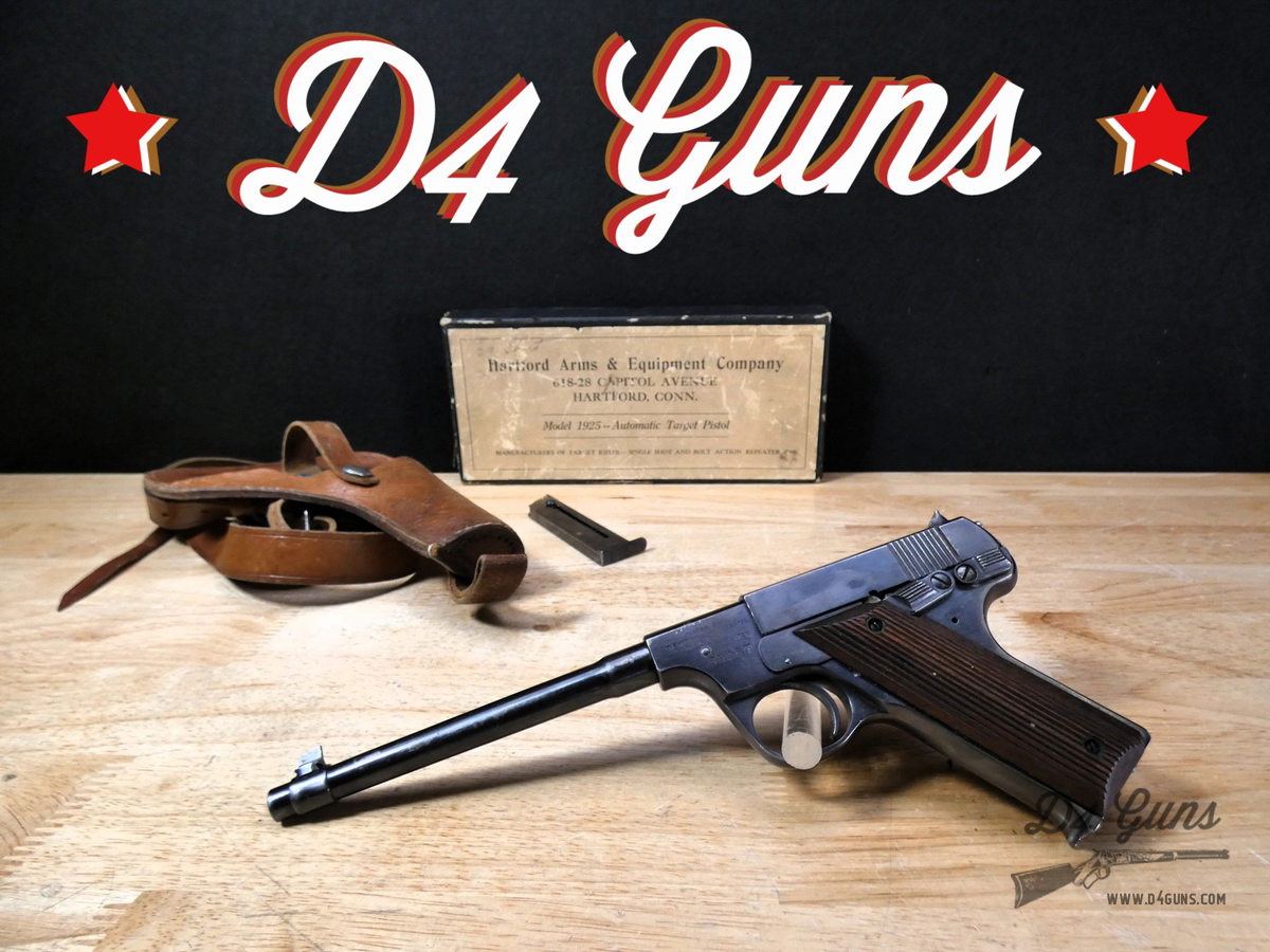 Hartford Arms Model 1925 - .22 Short - w/ OG Box & Leather Holster!-img-0