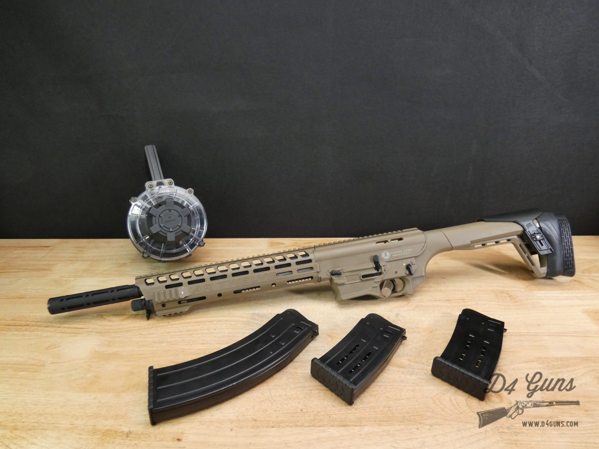 Panzer Arms AR-Twelve - 12 Gauge - Turkey - AR12 - Magnum - Drum Magazine-img-1