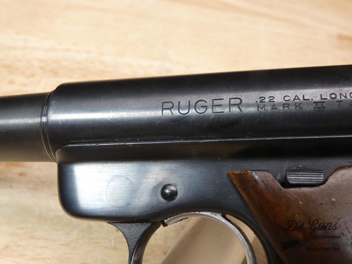  Ruger Mark II Target - .22 LR - MFG 1985 - MKII w/ Herrett Grips! - C-img-6