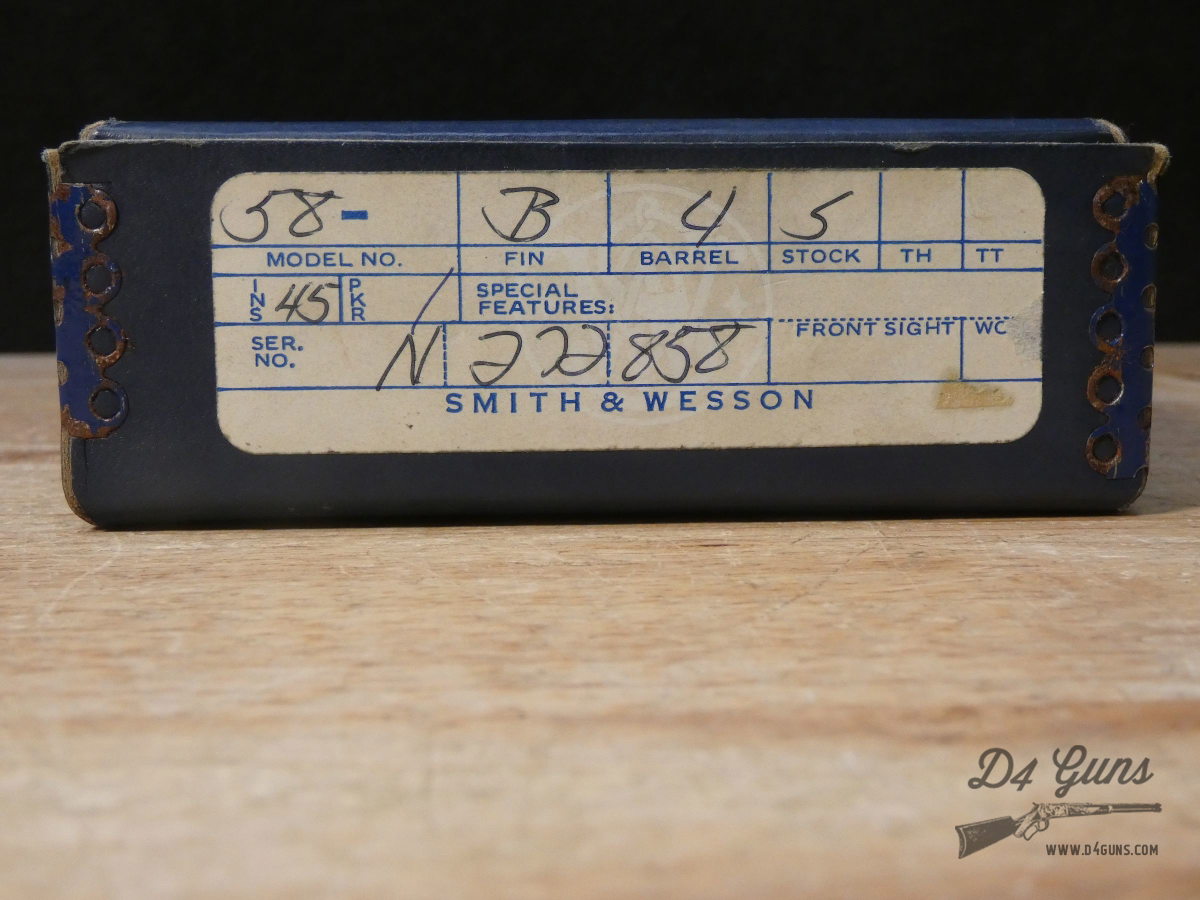 Smith & Wesson Model 58 - .41 Mag - S&W M58 - Pinned & Recessed BBL-img-22