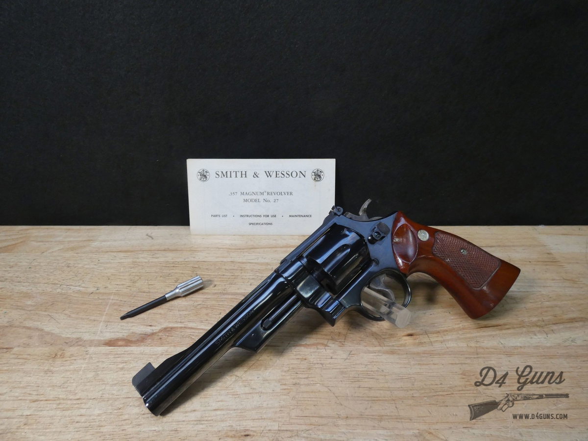 Smith & Wesson 27-2 - .357 Mag - S&W 27 Pre-Lock 6in Pinned Recessed-img-1