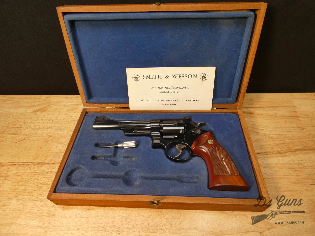 Smith & Wesson 27-2 - .357 Mag - S&W 27 Pre-Lock 6in Pinned Recessed-img-25