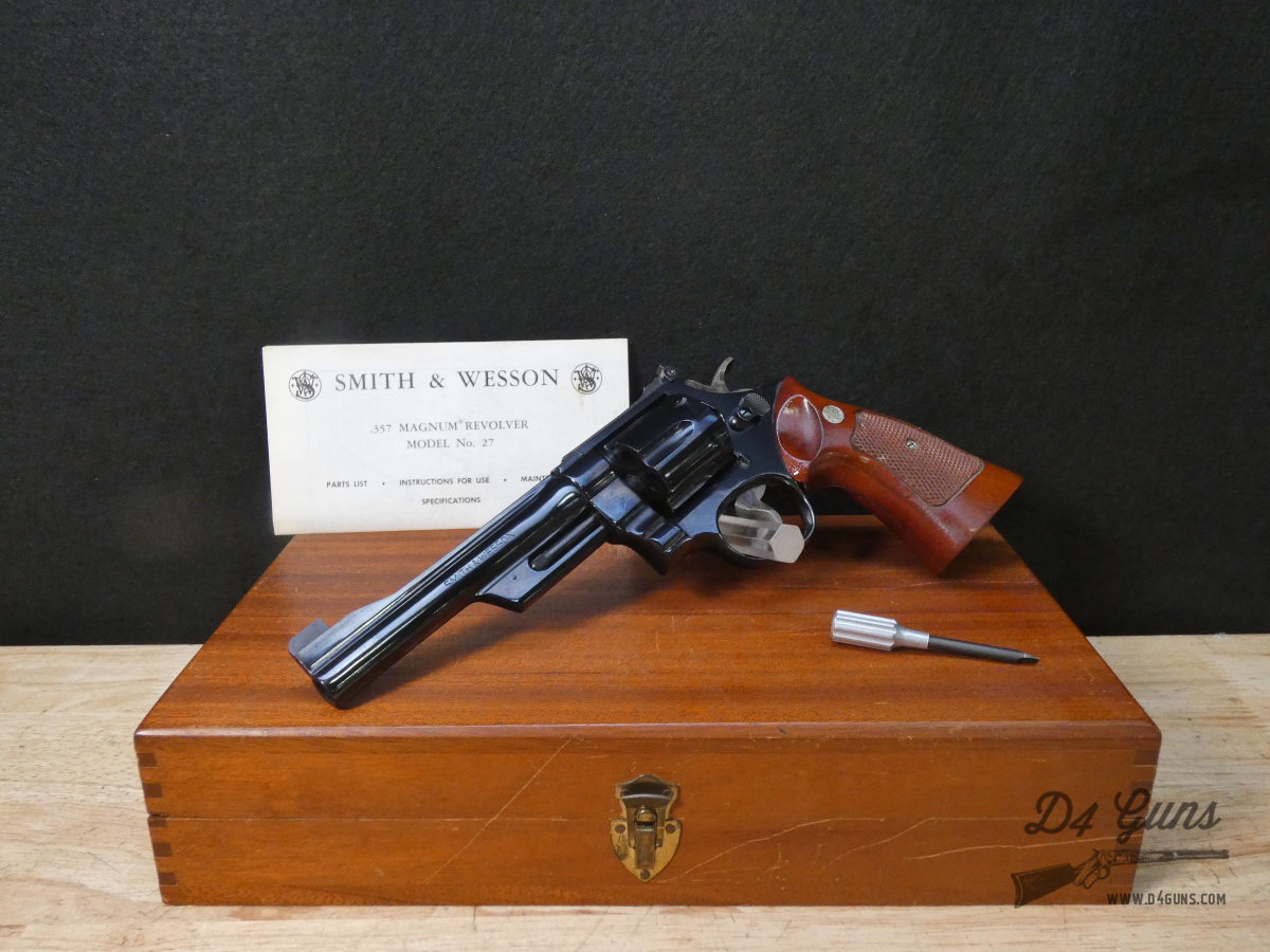Smith & Wesson 27-2 - .357 Mag - S&W 27 Pre-Lock 6in Pinned Recessed-img-26