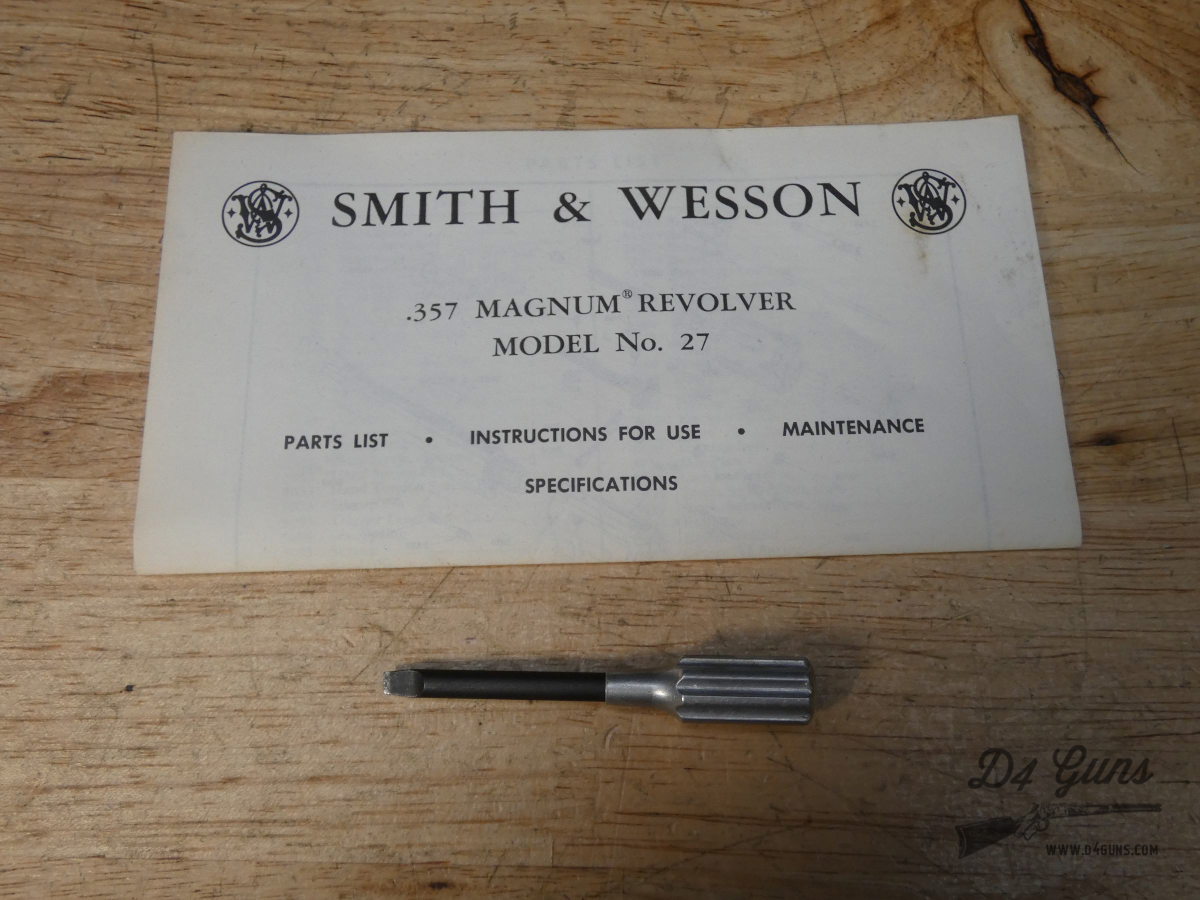 Smith & Wesson 27-2 - .357 Mag - S&W 27 Pre-Lock 6in Pinned Recessed-img-27