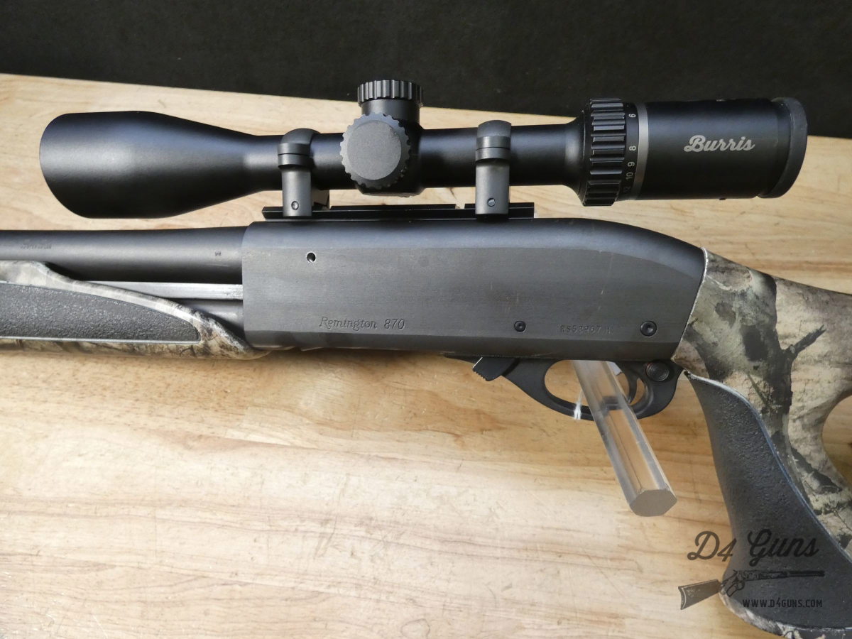 Remington 870 SPS Super Slug - 12 Gauge - w/ 3 Inch Chamber & Burris Scope-img-4