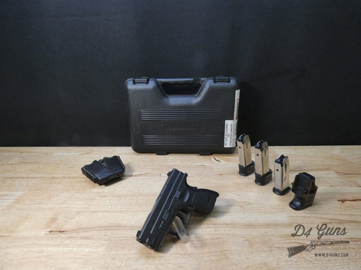 Springfield Armory XD-40 Sub-Compact - .40 S&W - w/ 3 Mags + More - XD -img-1