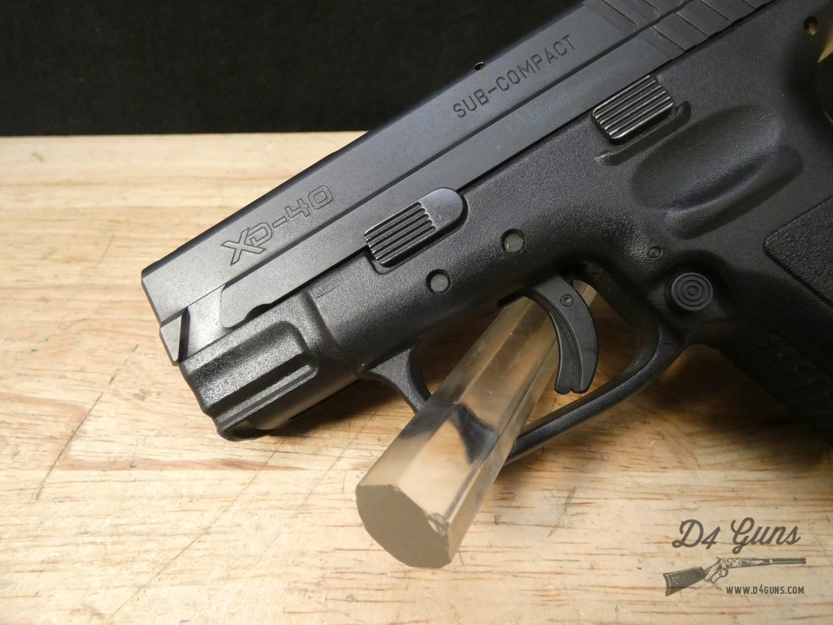 Springfield Armory XD-40 Sub-Compact - .40 S&W - w/ 3 Mags + More - XD -img-4