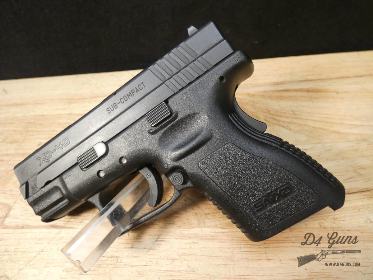 Springfield Armory XD-40 Sub-Compact - .40 S&W - w/ 3 Mags + More - XD -img-5