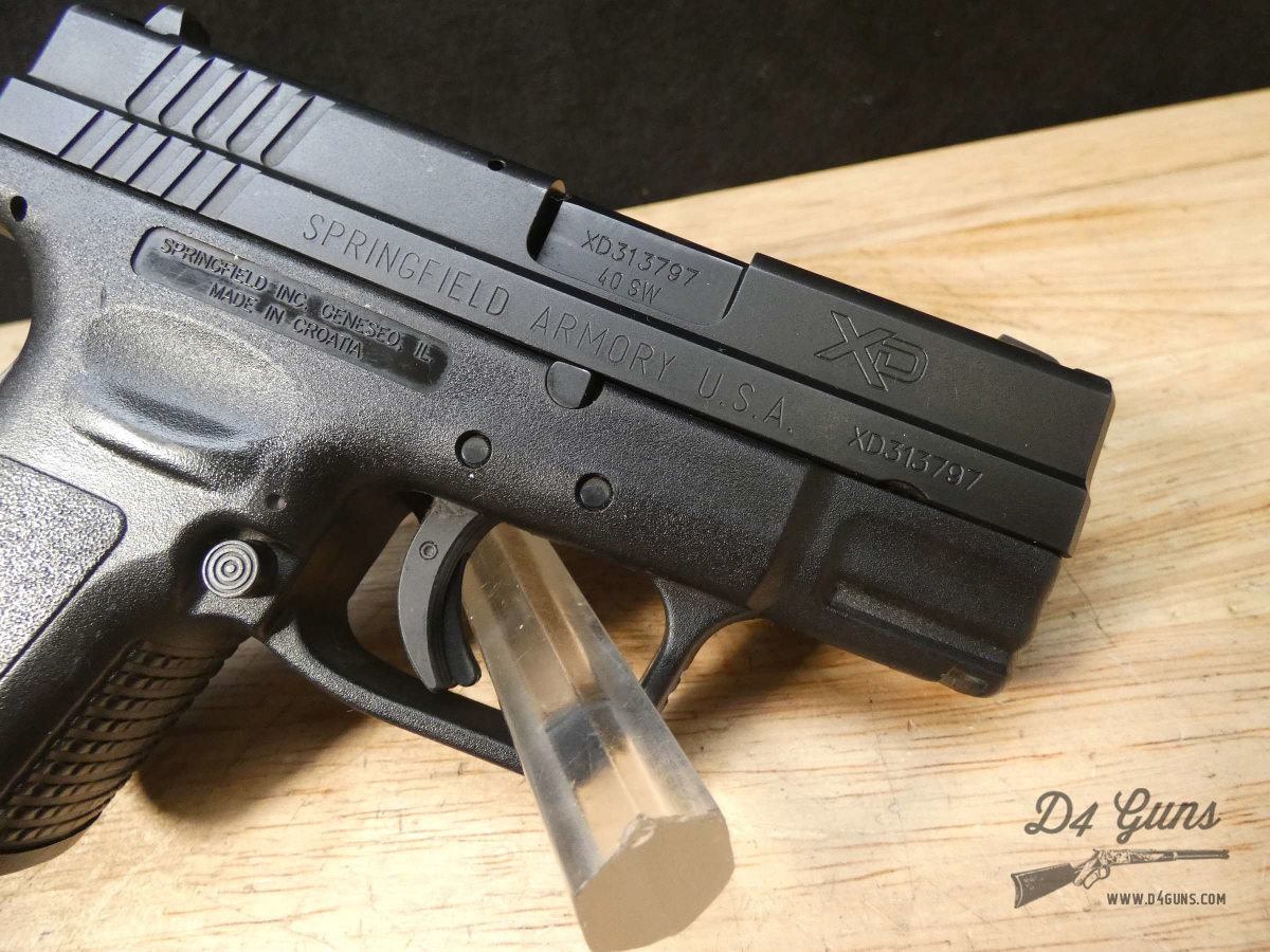 Springfield Armory XD-40 Sub-Compact - .40 S&W - w/ 3 Mags + More - XD -img-12