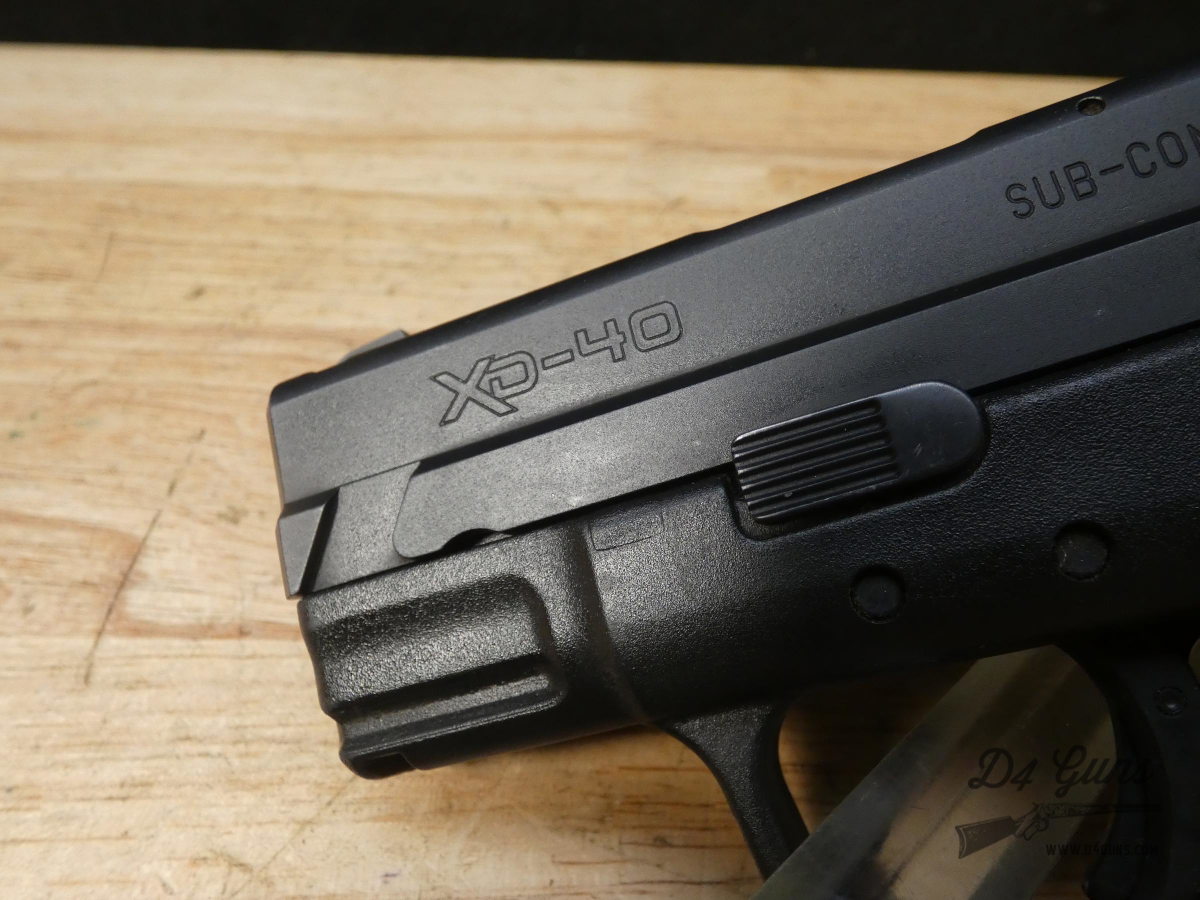 Springfield Armory XD-40 Sub-Compact - .40 S&W - w/ 3 Mags + More - XD -img-22