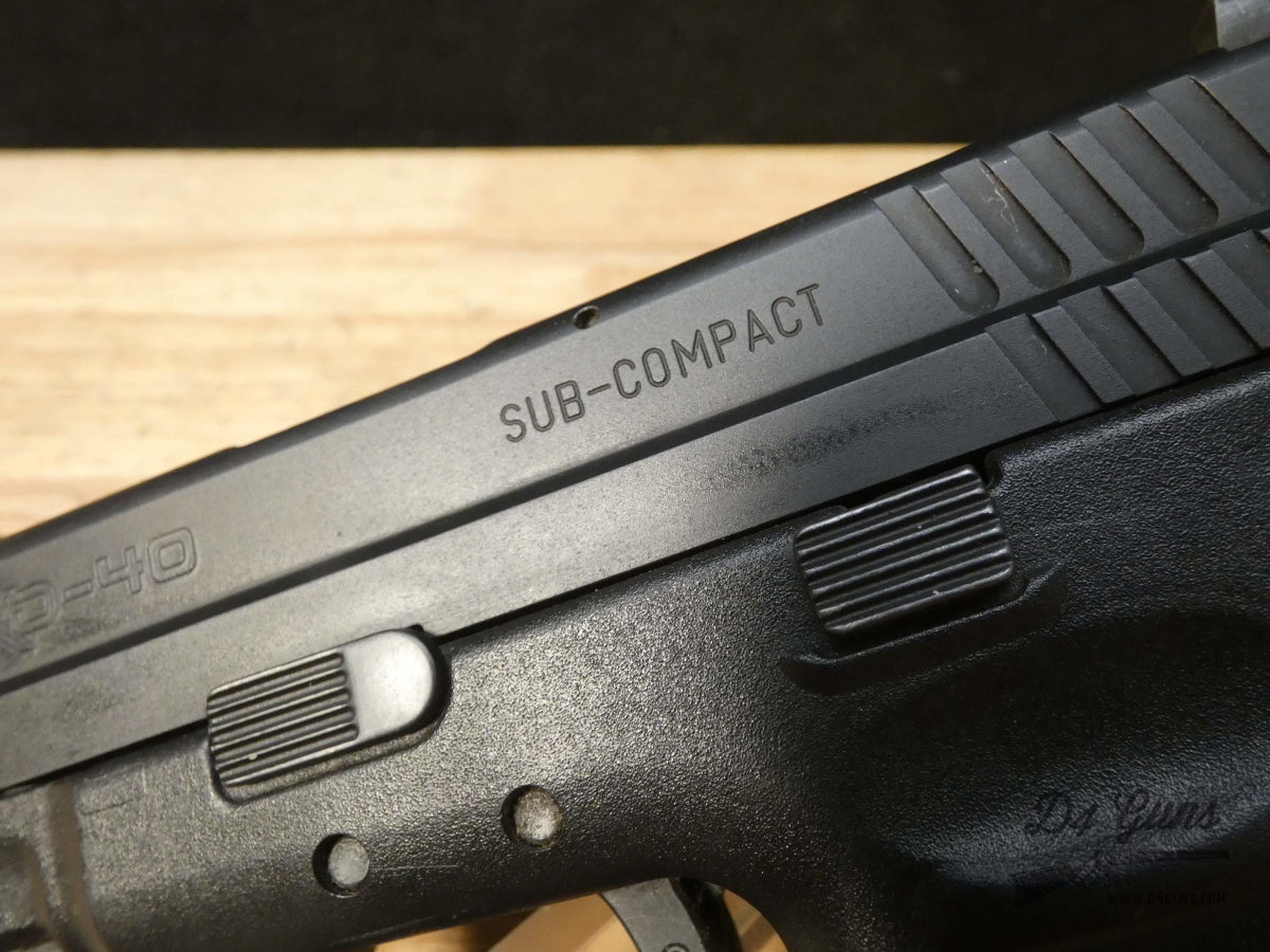 Springfield Armory XD-40 Sub-Compact - .40 S&W - w/ 3 Mags + More - XD -img-23