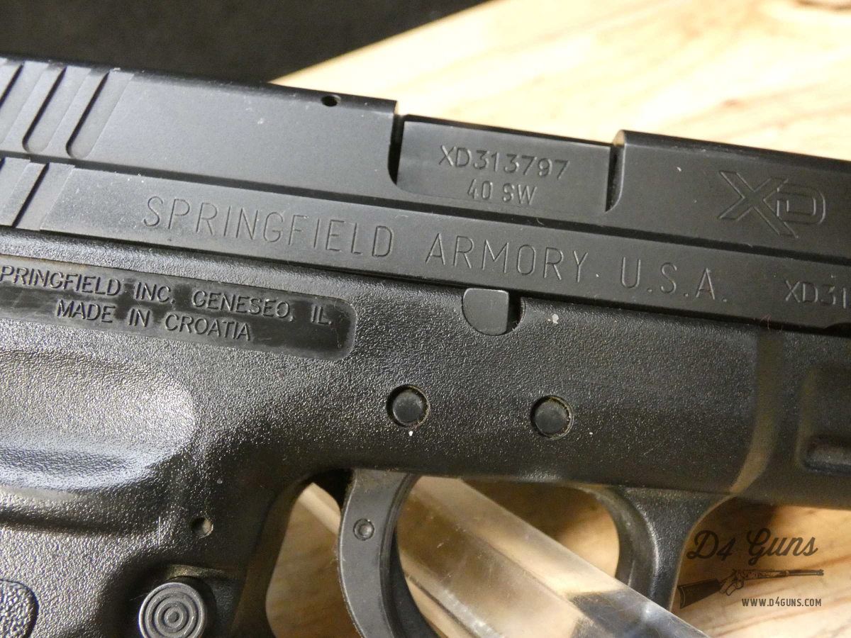 Springfield Armory XD-40 Sub-Compact - .40 S&W - w/ 3 Mags + More - XD -img-24