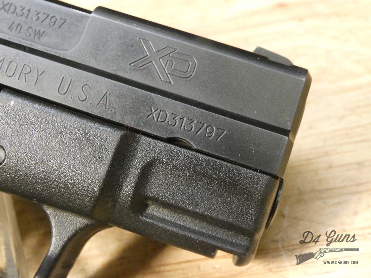 Springfield Armory XD-40 Sub-Compact - .40 S&W - w/ 3 Mags + More - XD -img-25