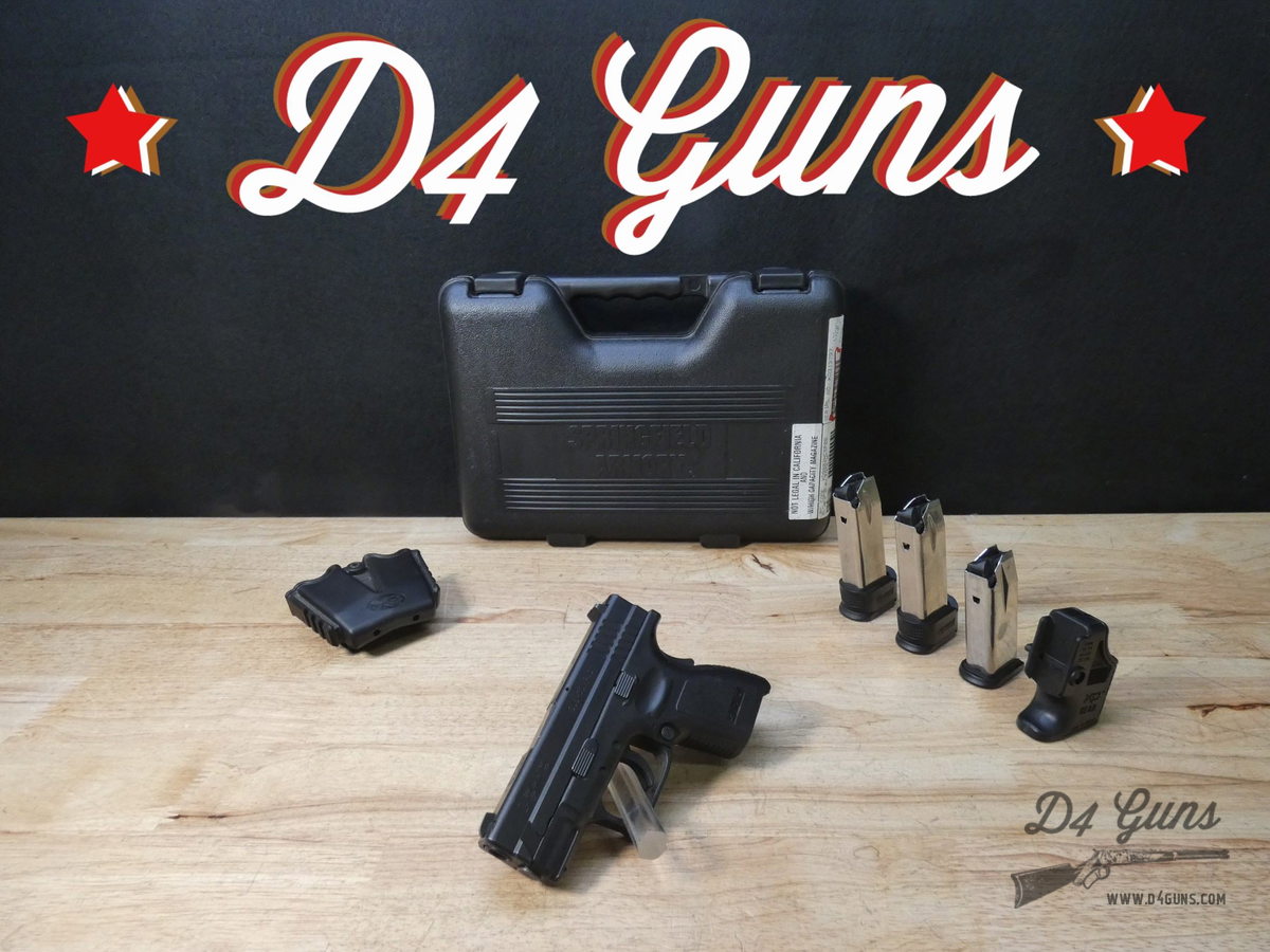 Springfield Armory XD-40 Sub-Compact - .40 S&W - w/ 3 Mags + More - XD -img-0