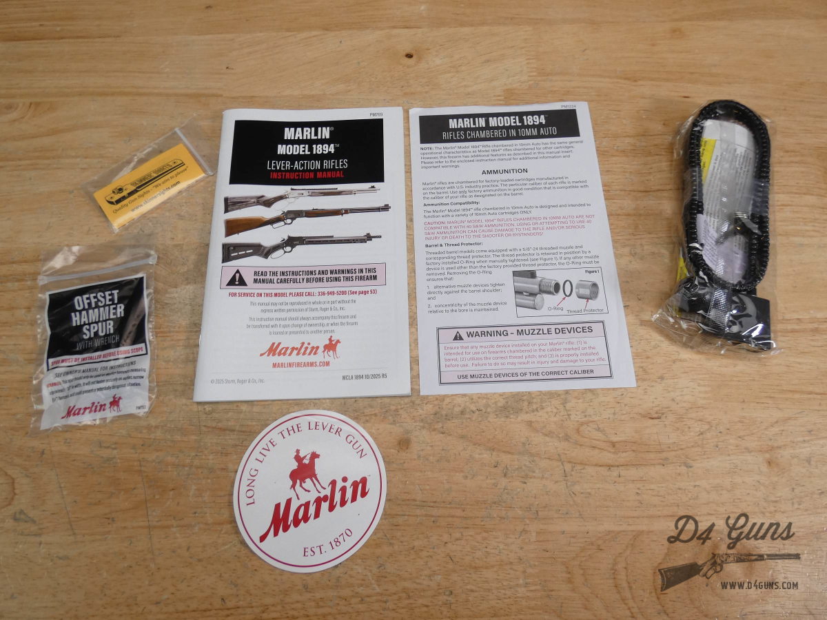Marlin 1894 Trapper - 10mm Auto - Ruger - Stainless - Skinner Sight -  C-img-34