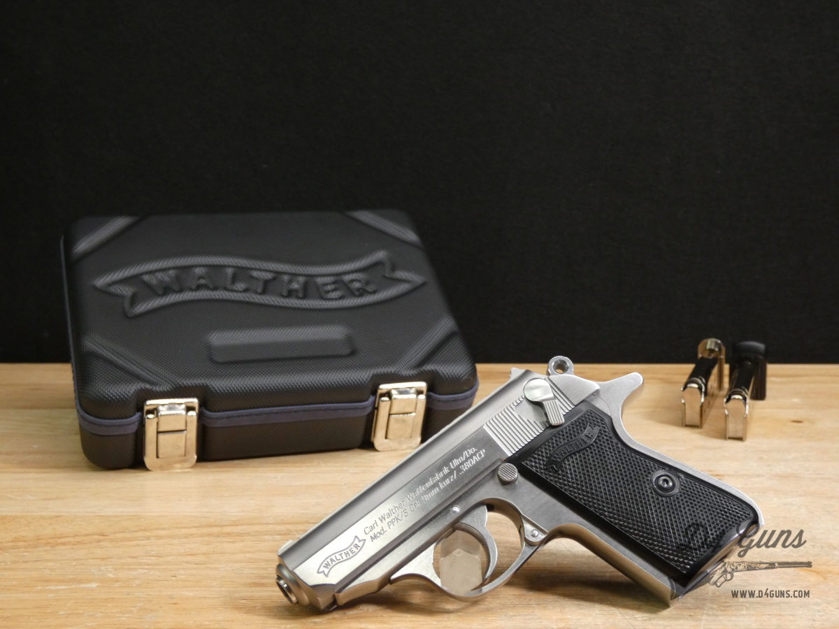 Walther PPK/S - .380 ACP - PPK - Stainless - OG Box & Case - 2 Mags - CCW-img-1