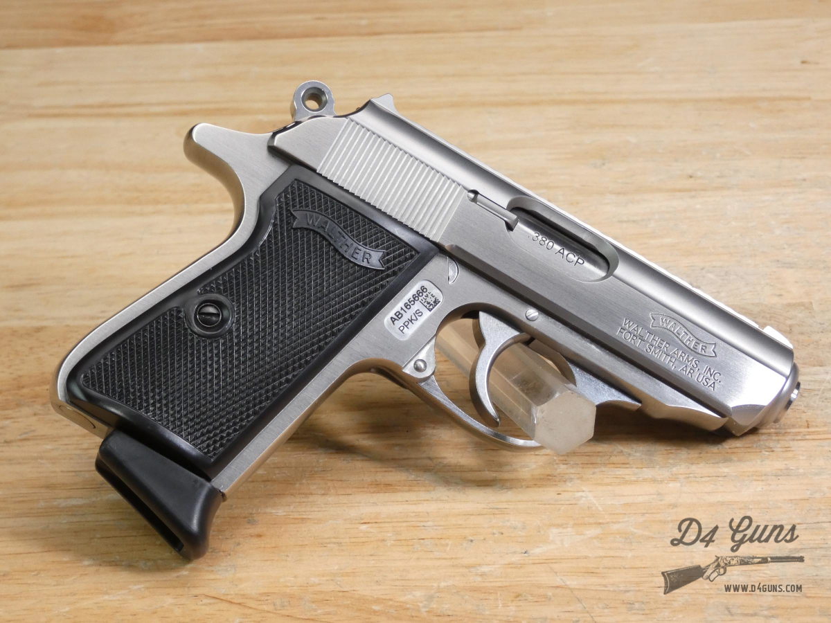 Walther PPK/S - .380 ACP - PPK - Stainless - OG Box & Case - 2 Mags - CCW-img-6