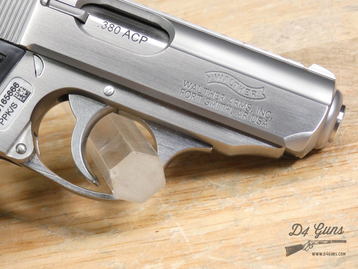 Walther PPK/S - .380 ACP - PPK - Stainless - OG Box & Case - 2 Mags - CCW-img-9