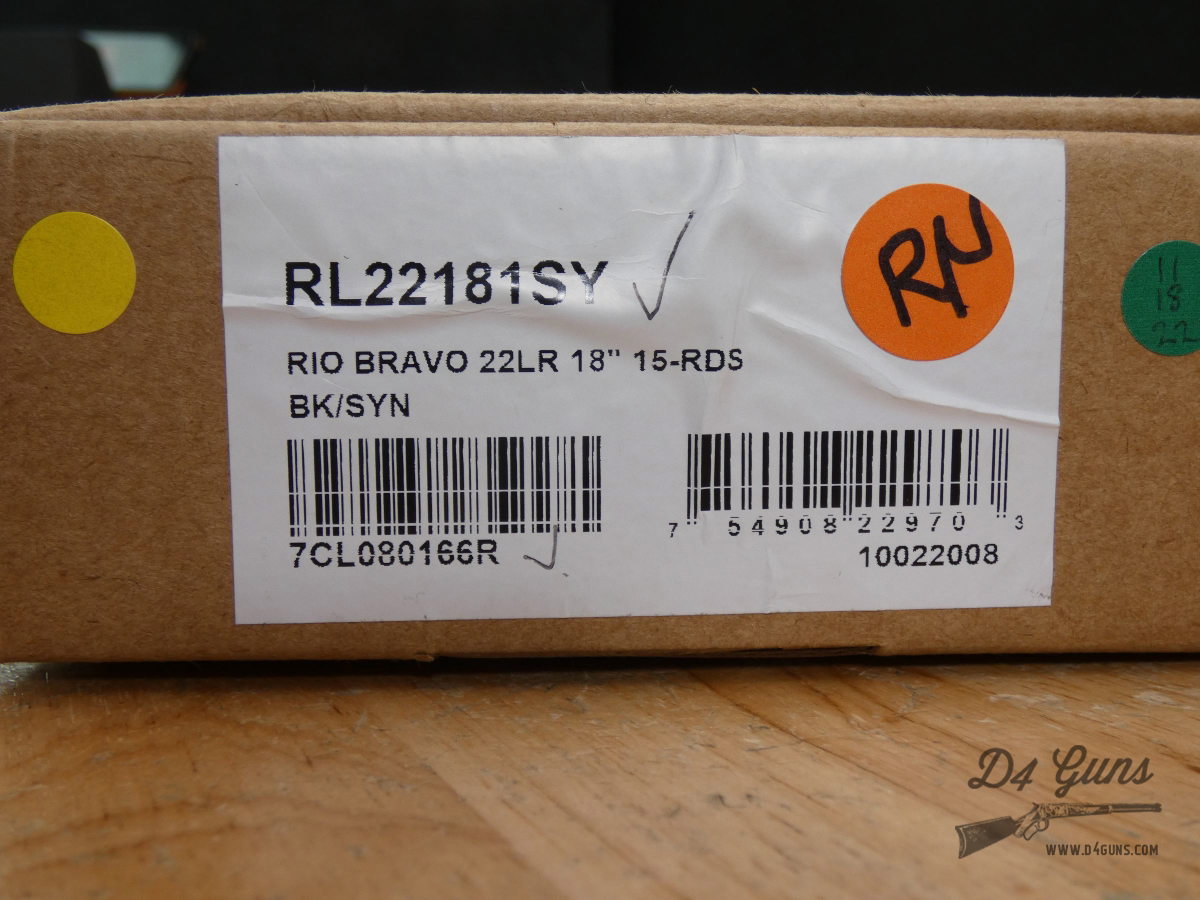 Rossi Rio Bravo - .22 LR - OG Box - Classic Lever Action Plinker - LOOK!-img-37