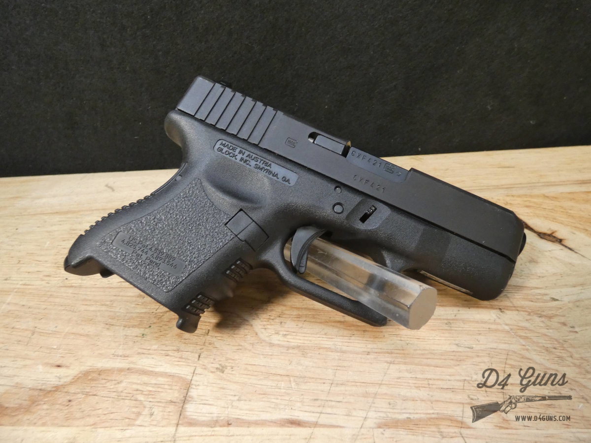 Glock 27 Gen 3 - .40 S&W - G27 - Tupperware Case + 2 Mags - Sub Compact-img-3