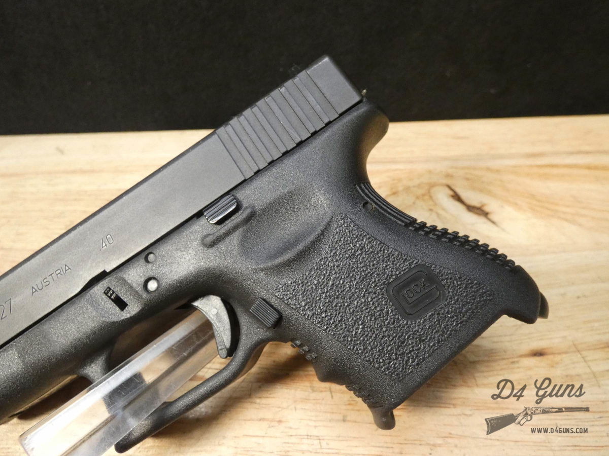 Glock 27 Gen 3 - .40 S&W - G27 - Tupperware Case + 2 Mags - Sub Compact-img-5