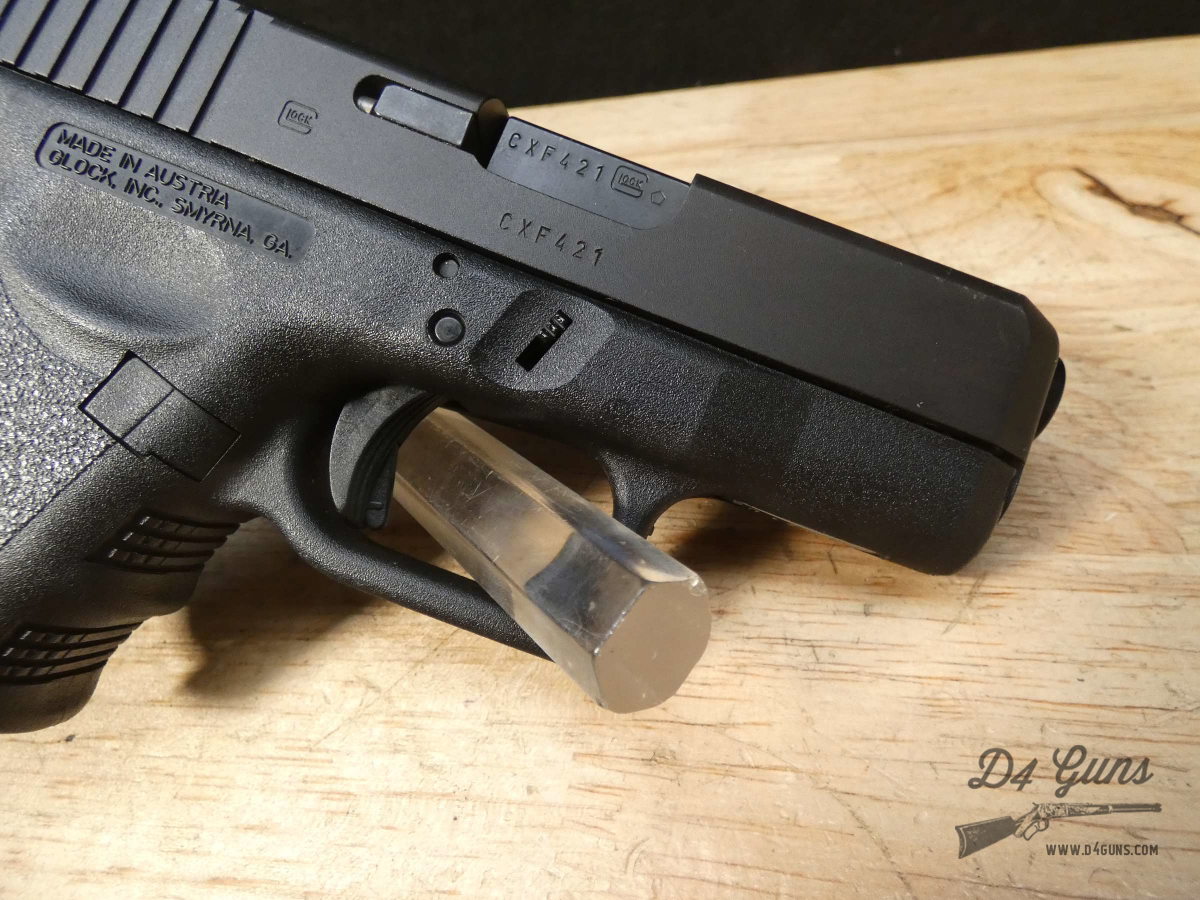 Glock 27 Gen 3 - .40 S&W - G27 - Tupperware Case + 2 Mags - Sub Compact-img-10