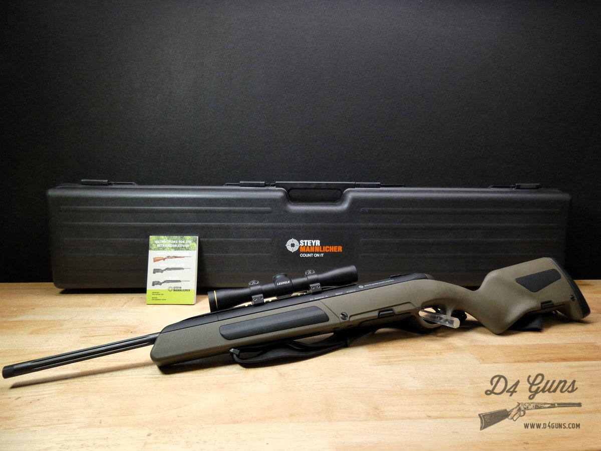 Steyr Mannlicher Scout - .308 Win - XLNT w/ Leupold Scope & MORE - C -img-1