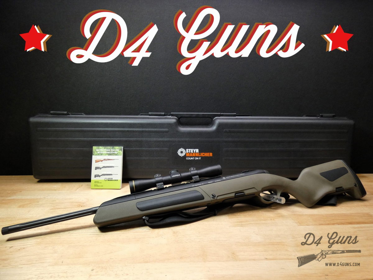Steyr Mannlicher Scout - .308 Win - XLNT w/ Leupold Scope & MORE - C -img-0