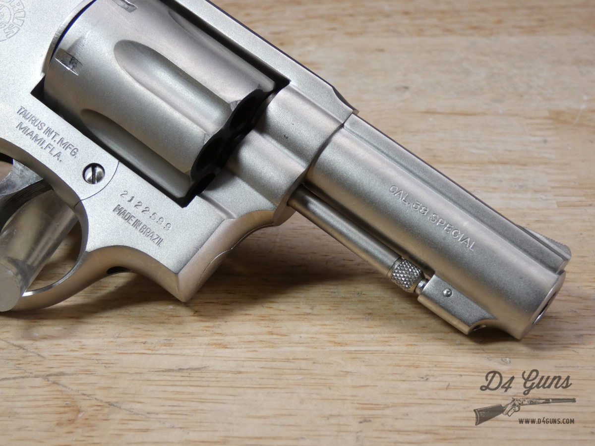 Taurus Model 82 Nickel - .38 SPL - Made in Brazil - 3in BBL - M82-img-8