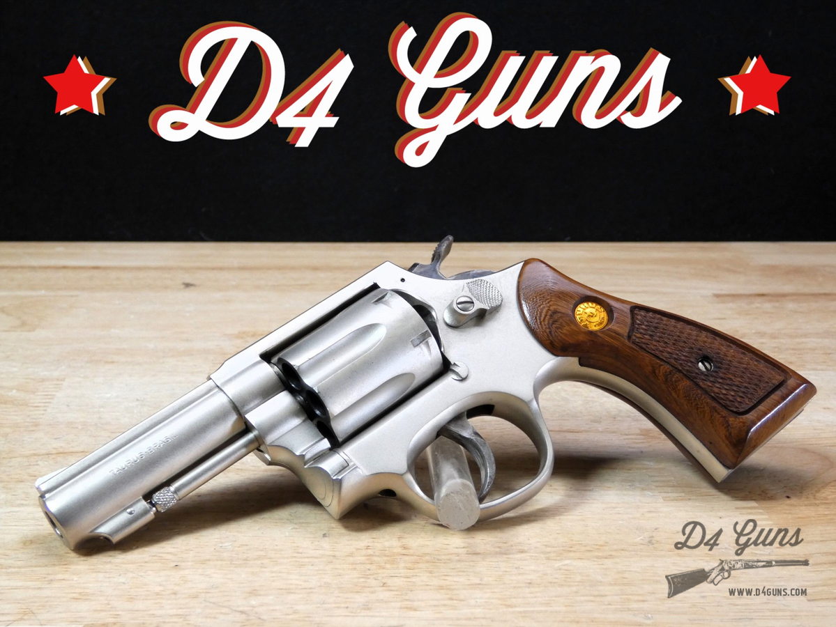 Taurus Model 82 Nickel - .38 SPL - Made in Brazil - 3in BBL - M82-img-0